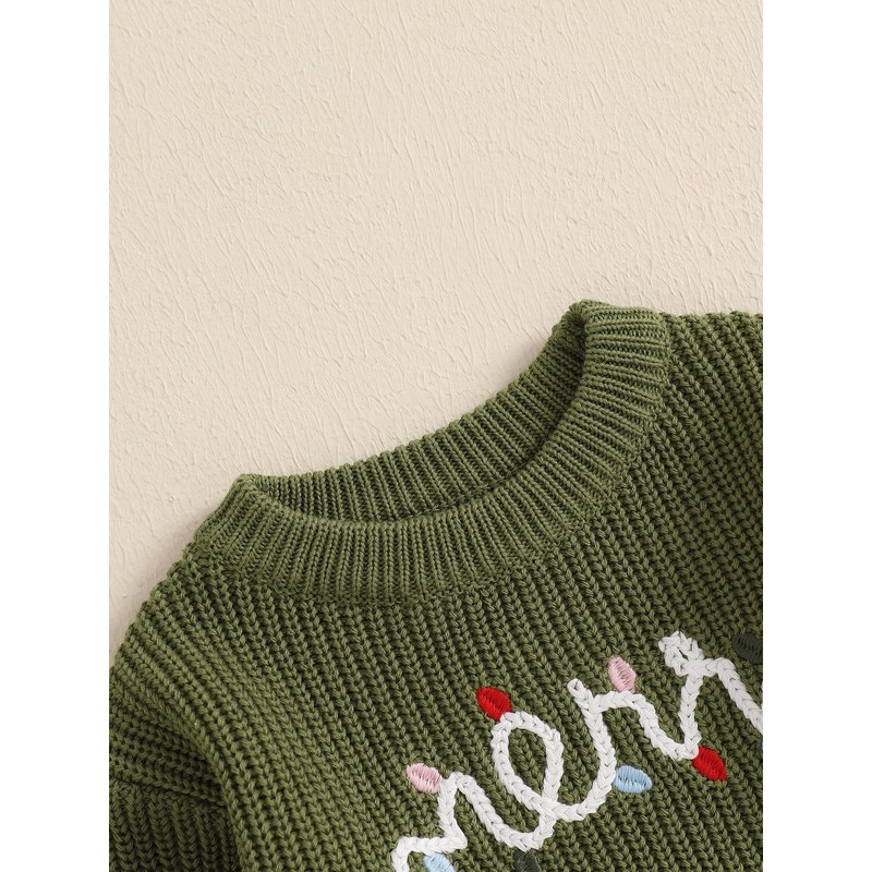 Edhomenn Baby Girl Boy Kids Christmas Jumper Long Sleeve Round