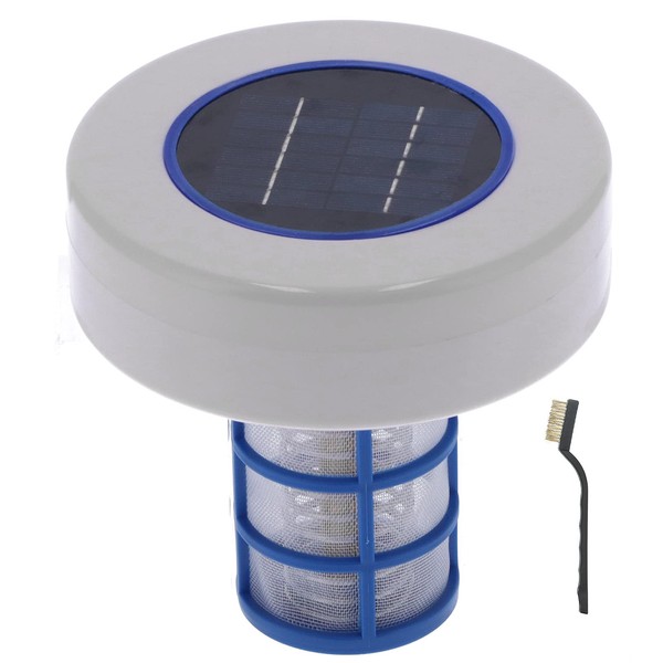 Aramox Ionizador de Piscina, Limpiador de Ionizador de Piscina con Energía Solar, Equipo de Limpieza de Fuentes de SPA para Piscinas