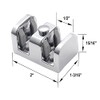 Gordon Glass® Shower Door Bottom Guide for Frameless Bypass Shower