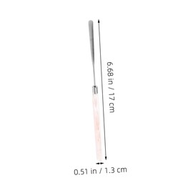 Healeved Effortless Mixing Makeup Mixing Stick Pcs Mini Metal Spatulas for Nail Art Cosmetics Travel-friendly