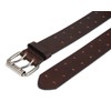 Dickies Men's Leather Double Prong Belt, Brown, 38