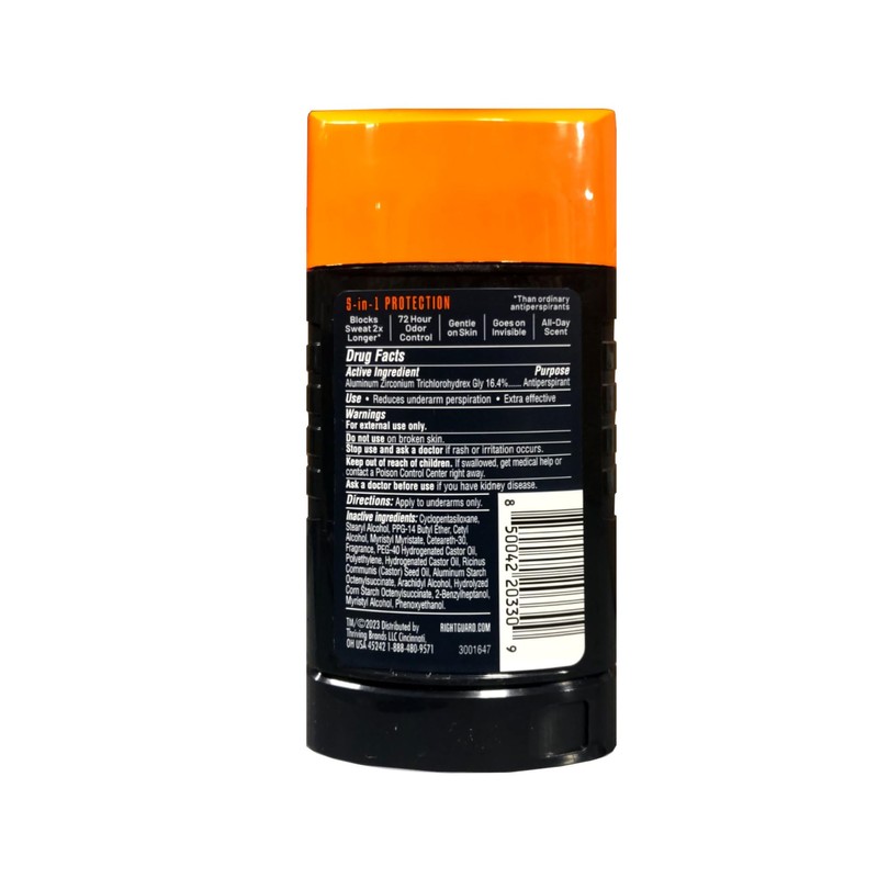 Right Guard Xtreme Invisible Solid Anti-Perspirant/Deodorant, Fresh Blast with Power