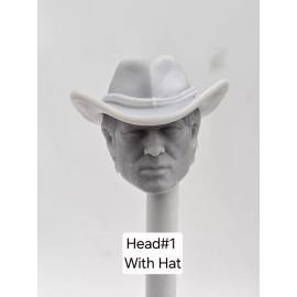 McFarlane Toys 3d Print RED DEAD Arthur Morgan HEAD#1 1:10  Select DC MULTIVERSE Scale