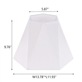 Wellmet Set of 2 Lampshades, No Assembly Required, Classic Modern Lamp Shade for Table Lamp, Bedside Lamp, Floor Lamp, Fabric Lampshade, Spider Fitter