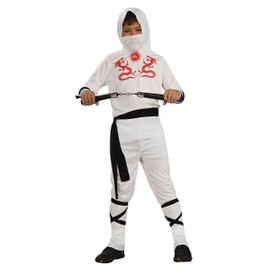 Rubie's Haunted House Child's White Ninja Costume, Large