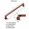 Khtumeware 10 Pack 6-1/4 Inch Hole Center Antique Copper Cabinet