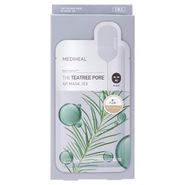 MEDIHEAL: The Tea Tree Pore Ampoule Mask JEX 3 Pieces Binchotan Black Sheet