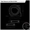 StealthMounts 5m Tape Measure with Bench Belts – Heavy Duty