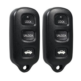 Kilessgo Fits for Toyota Camry Solara Vibe Matrix Sienna Corolla 2005 2006 2007 2008 Key Fob GQ43VT14T 314MHz 4 Buttons(Set of 2)