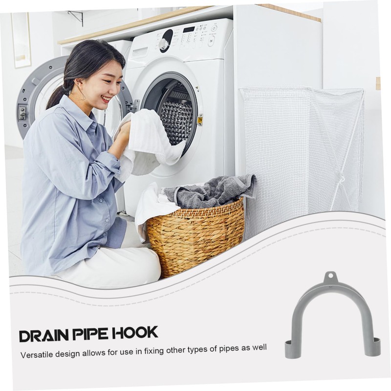 U-Shape Drain Hose Guide Hanging Rack Washer Drain Hose Hook