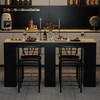 VECELO Small Bar Table and Chairs Tall Kitchen Breakfast Nook