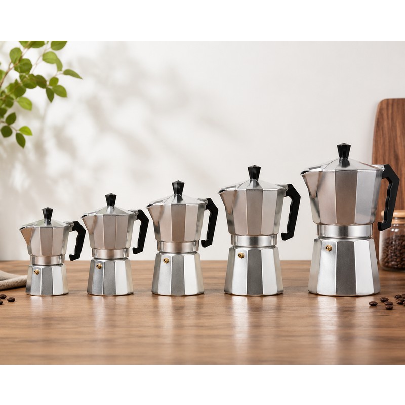 Italian Moka Pot Coffee Maker for Home Brewing – Classic