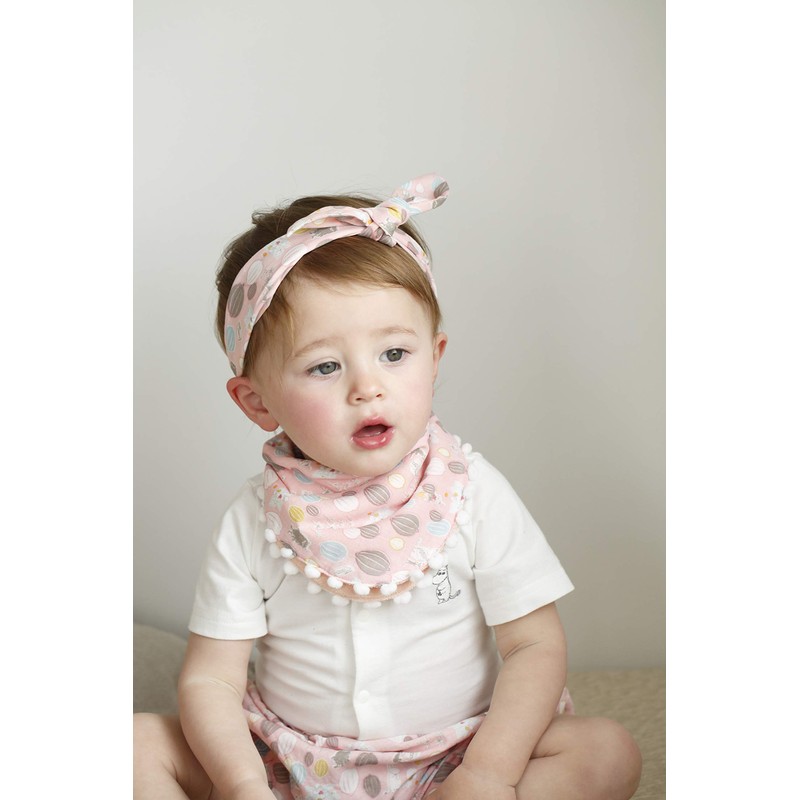 DADWAY MOOMIN BABY APMB006030100 Moomin Baby Hanky Bibs Fir White
