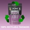 Vow Amino Chews, Chewable and Tasty Essential Amino Acids, BCAA,
