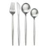 KASABLANCA Juego De Cubiertos De Acero Inoxidable Plateado Mate 16