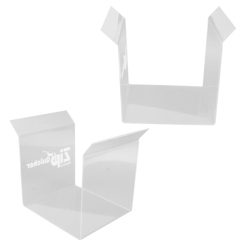 Ziplock Bag Holder Baggy Rack Holder Acrylic Handsfree to Pour