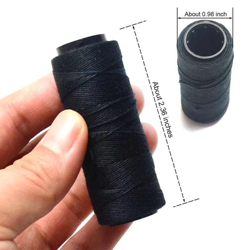 BLUPLE Professional Weaving Threads 3 Rolls for Making Wig Hand