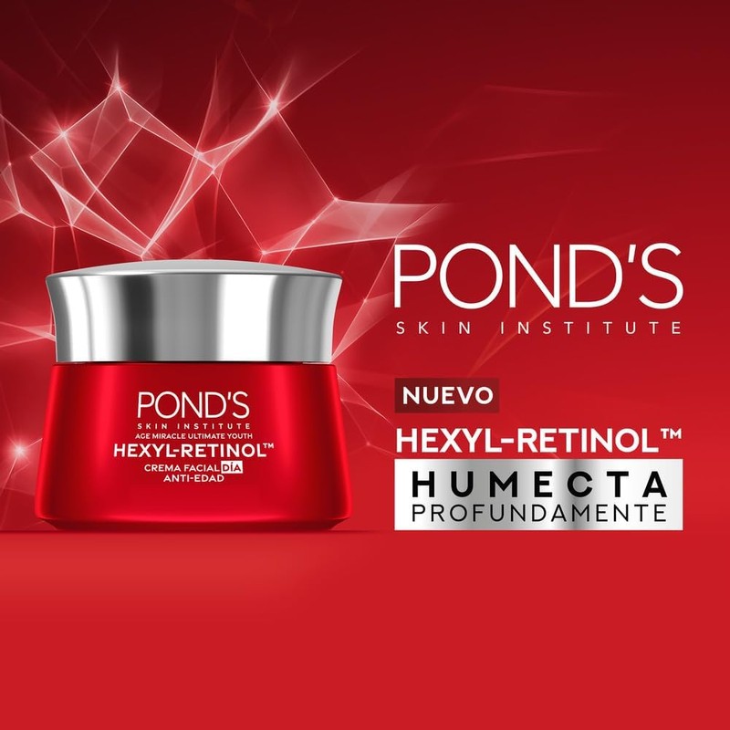 POND'S Crema Facial Antiedad Día Age Miracle Ultimate Youth, 50g