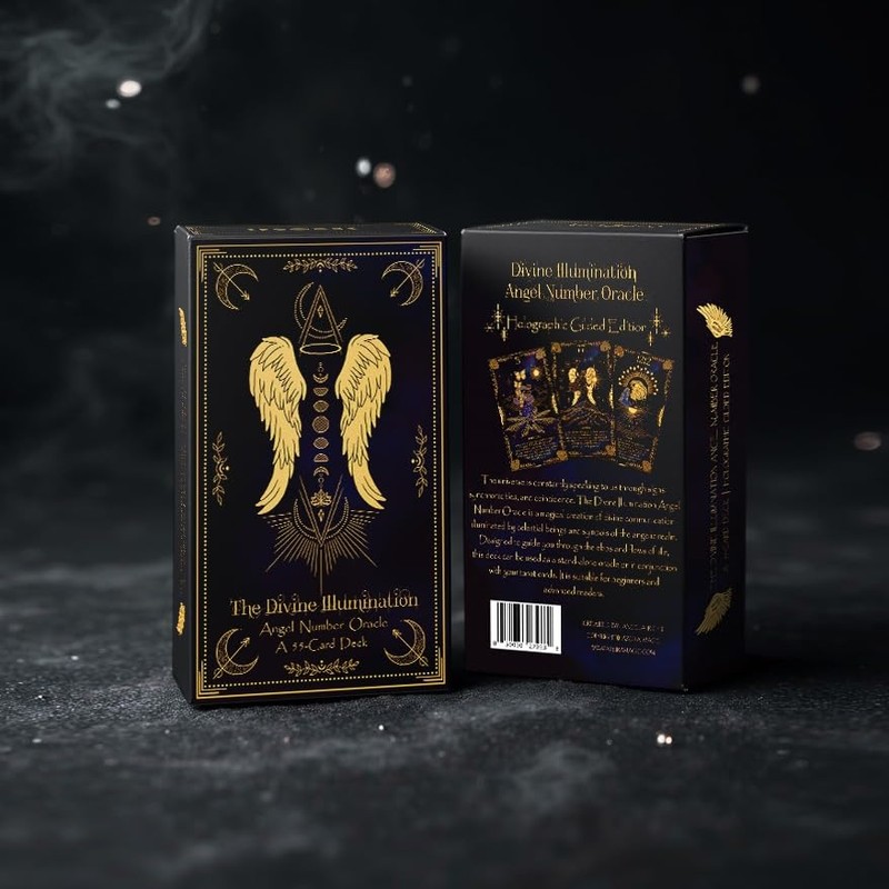 Illumination Angel Number Oracle and Affirmation Cards: a 55-Card Deck