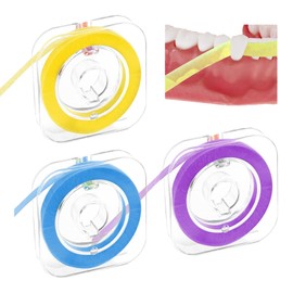 3 Pcs Dental Polishing Strip, Rolls Dental Teeth Abrasive Strip, Tooth File, Dental Repair Kit, Teeth Sanding Grinding Tool, Teeth Whitening Strips (Coarse/Medium/Fine)