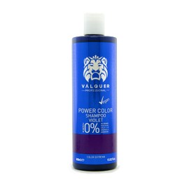 Valquer Professional Shampoo Power Color Dyed Hair Vegan and Sulphate Free (Purple) Hair Colour Enhancer - 400ml