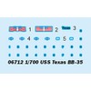 Trumpeter 006712 1/700 BB-35 USS Texas Plastikmodellbausatz, Modelleisenbahnzubehör, Hobby, Modellbau,