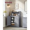 VASAGLE Bathroom Storage Cabinet, Bathroom Floor Cabinet with 2 Doors,