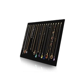 Muu3 Velour Jewelry Tray for 17 Necklace Display