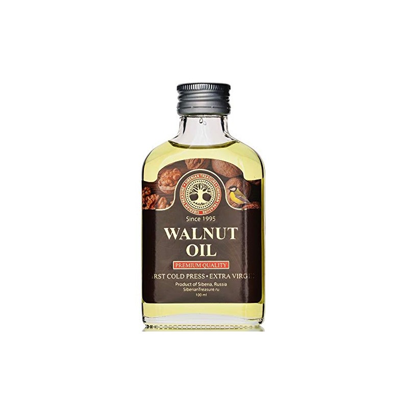 Siberian Walnut Oil 100 Ml, Premium Quality, Extra Virgin, First
