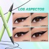 Minimeli Delineador De Ojos Plumín Indeleble Impermeable Negro