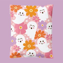 10x13 Groovy Ghosts Poly Mailers - Count: 500