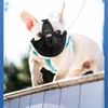 French Bulldog Muzzle for Flattened Dog Muzzle Adjustable Mesh Head