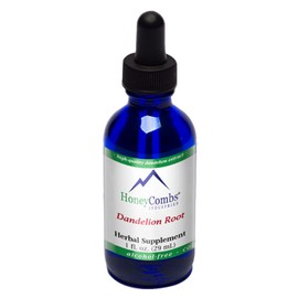 HoneyCombs Dandelion Root Extract - Organic Dandelion Root Herbal Tincture - Liquid Drops for Wellness Support - Cold Processed Organic Herb Extract (1 Fl oz)