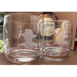 Don Julio Tequila Set of 2 Don Julio Tequila Rocks Glasses w/ logo
