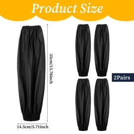 Giantree 2 Pcs Waterproof Arm Sleeves, PVC Sleeve Protectors for Arms, Protective Arm Oversleeves with Elastic Cuffs for Dish Washing Topiary Garden Oversleeves