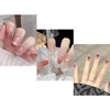 NIUANIUA Nail Tip, Short, Trapezoid, False Nails, Cute, Square Tip,