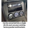 Lower Single or Double Din Dash Kit Compatible with Nissan