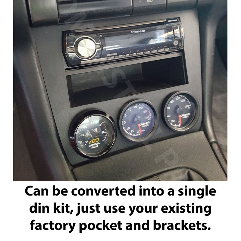 Lower Single or Double Din Dash Kit Compatible with Nissan