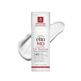 EltaMD UV Restore,Face Sunscreen, SPF 40, Mineral Sunscreen for Sun Damaged Skin Repair, Anti-Aging Zinc Oxide Sunscreen Formula