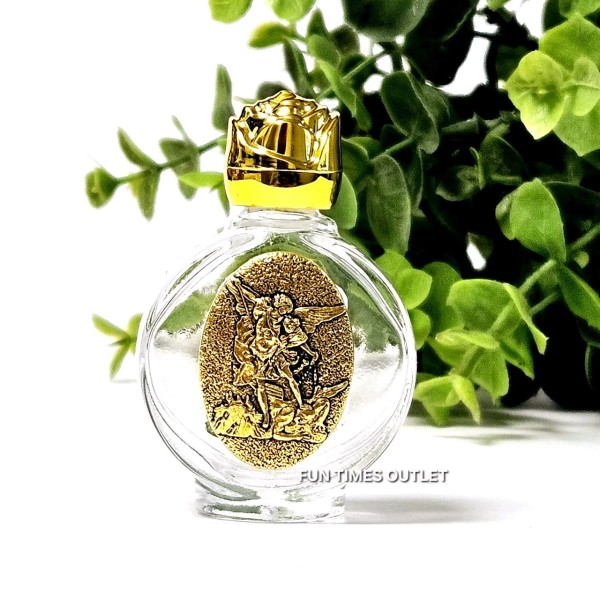 Michael Archangel Holy Water Bottle Botella Agua Bendita San Miguel