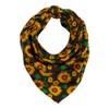 M&F Western Products 100% Silk Sunflower Print Wild Rag, 33"