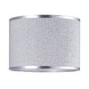Modern and Designer Mini Diamond Silver Glitter Fabric Lamp Shade