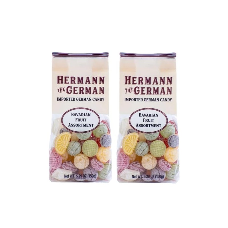 Hermann The German Hard Candy – 5.29Oz 2pk German Candy