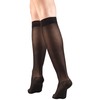 Truform Sheer Compression Stockings, 15-20 Mmhg, Women's Knee High Length,