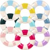 Lenwen 9 Pcs Classic Striped Pool Inner Tubes Pool Tubes