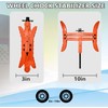 RVPNR RV Wheel Chock Stabilizers,Camper Heavy Duty Tire Chock Stabilizers,Travel