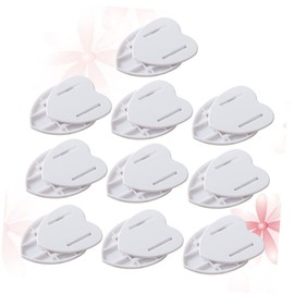 jojofuny 10 Pcs Remote Control Holder Wire Holder Power Strip Wall Mount Combination Hook for Router Severed Hand Wire Cable Traceless Bracket Wall Mounted Hooks White No Trace Power Board, 35467YPC0MU17RRVTOYNB85B