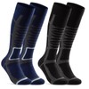 2 Pairs of Ski Socks Men's & Women's Ski Knee
