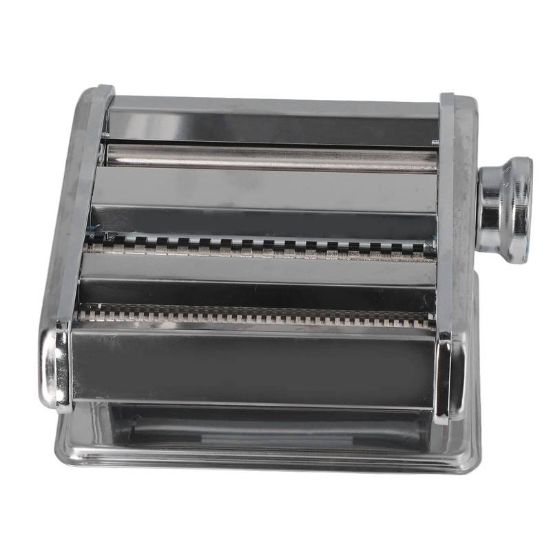 Topyond Stainless Steel Pasta Machine with 2 Blades, Manual Hand
