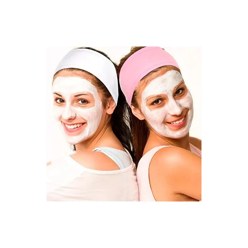 Facial Spa Diadema Maquillaje Cinta Mágica Cabello 6 Pza F